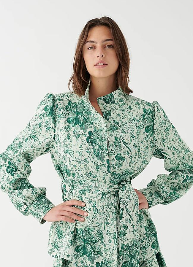 Imagen - Chaqueta con cinturón de flores