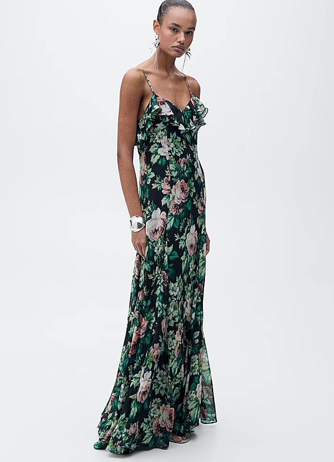 Imagen - Vestido estampado floral volantes de Mango (139,99€)