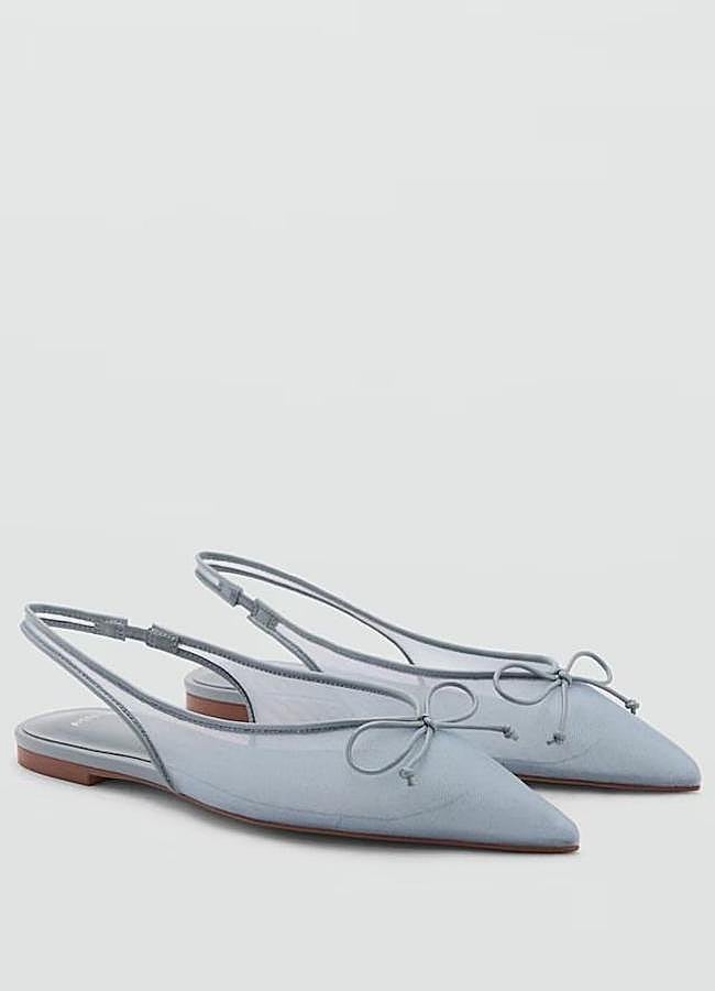 Imagen - Bailarinas mesh destalonadas en azul bebé