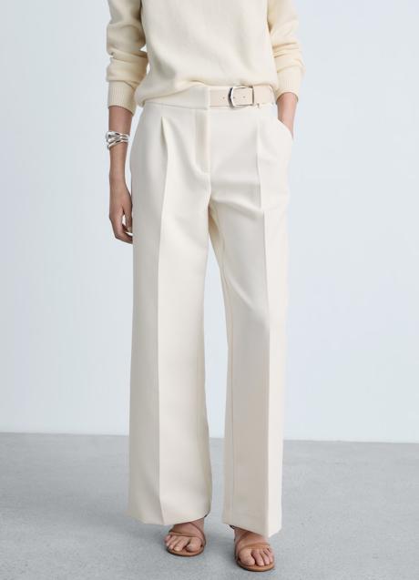 Imagen - Pantalones blancos de Mango (49,99 euros)