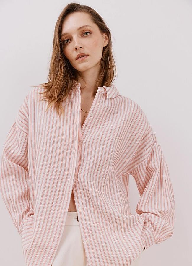 Imagen - Camisa con estampado de rayas de Cortefiel (37,49 euros).