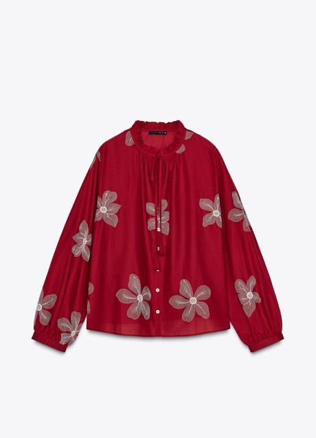 Imagen - Camisa con bordados de Zara (29,99 euros)