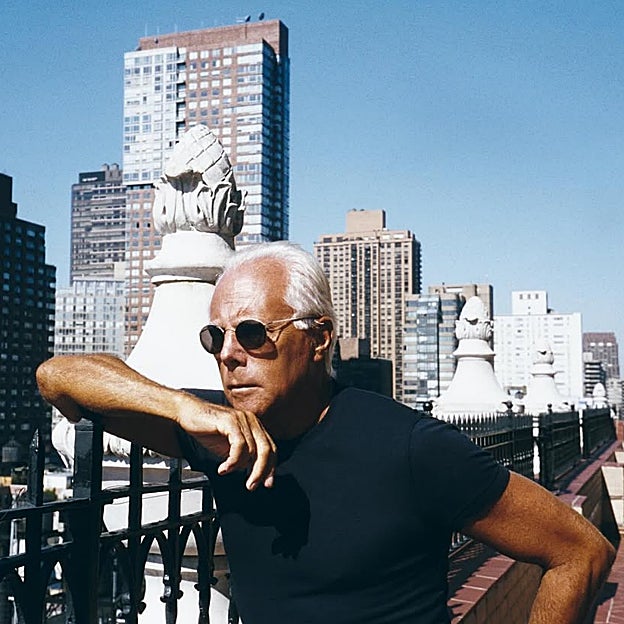 El diseñador Giorgio Armani en una imagen reciente. / 