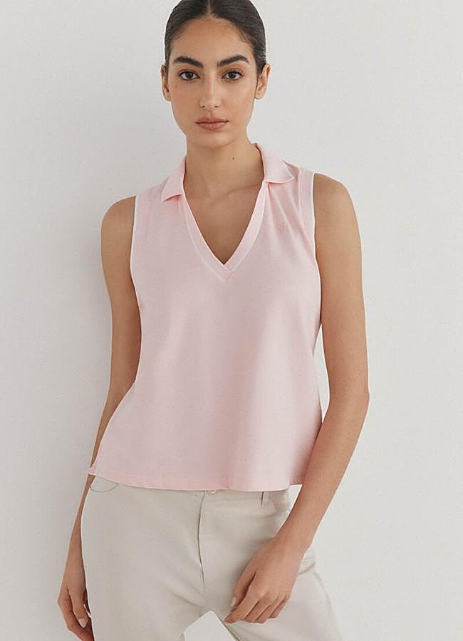 Imagen - Polo sin mangas de Pedro del Hierro (64,42 euros).