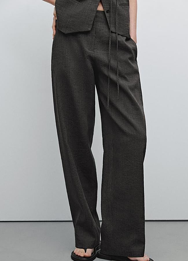 Imagen - Pantalón traje rayas mezcla algodón (89,95€)