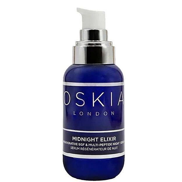 Midnight Elixir Regenerative EGF & Multi-Peptide Night Serum de Oskia. Precio: 198 euros