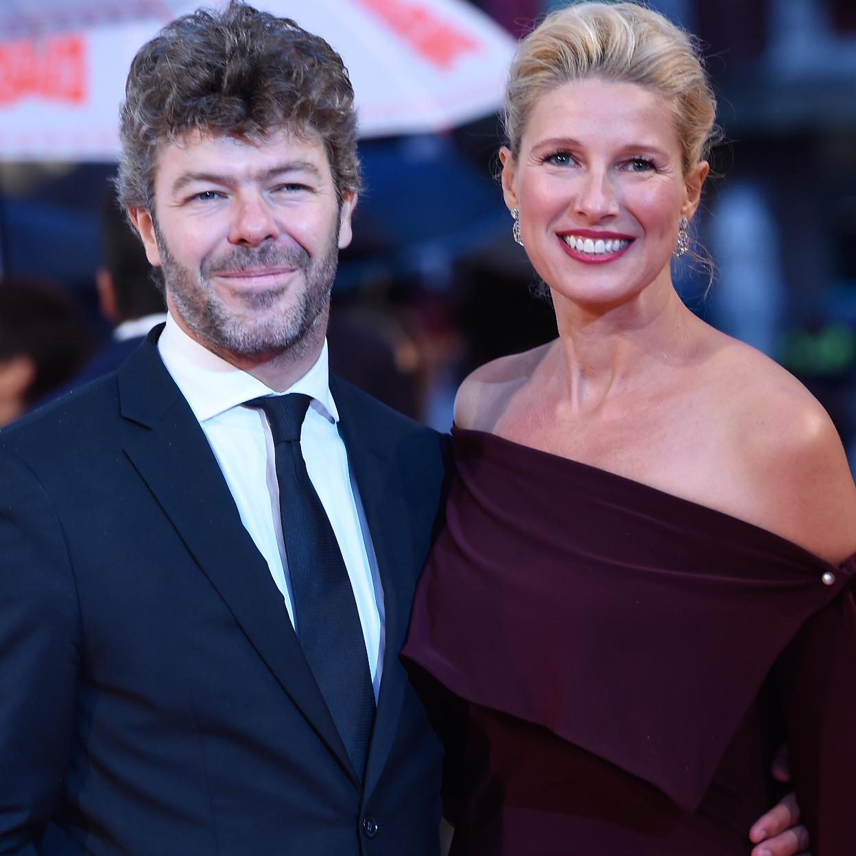 Anne Igartiburu junto al director de orquesta Pablo Heras-Casado. 