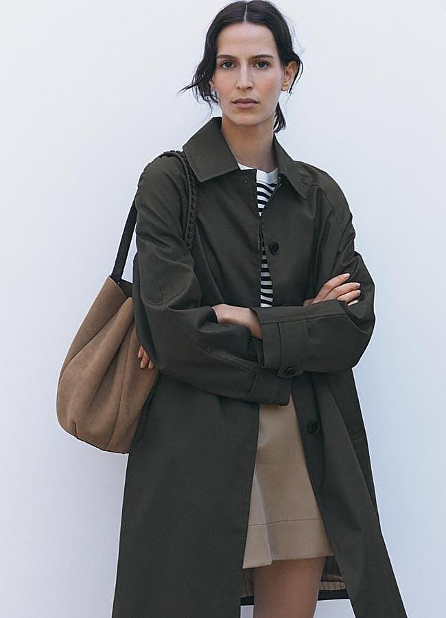 Imagen - Gabardina oversize khaki