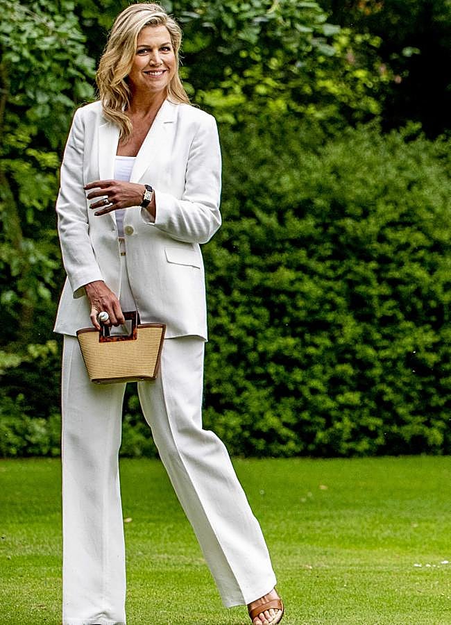 Imagen - Máxima de Holanda con un traje blanco. / GTRES