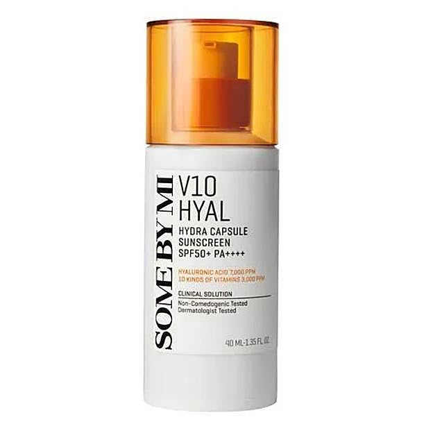 V10 Hyal Hydra Capsule Sunscreen de Some By Mi. Precio: 18,49 euros