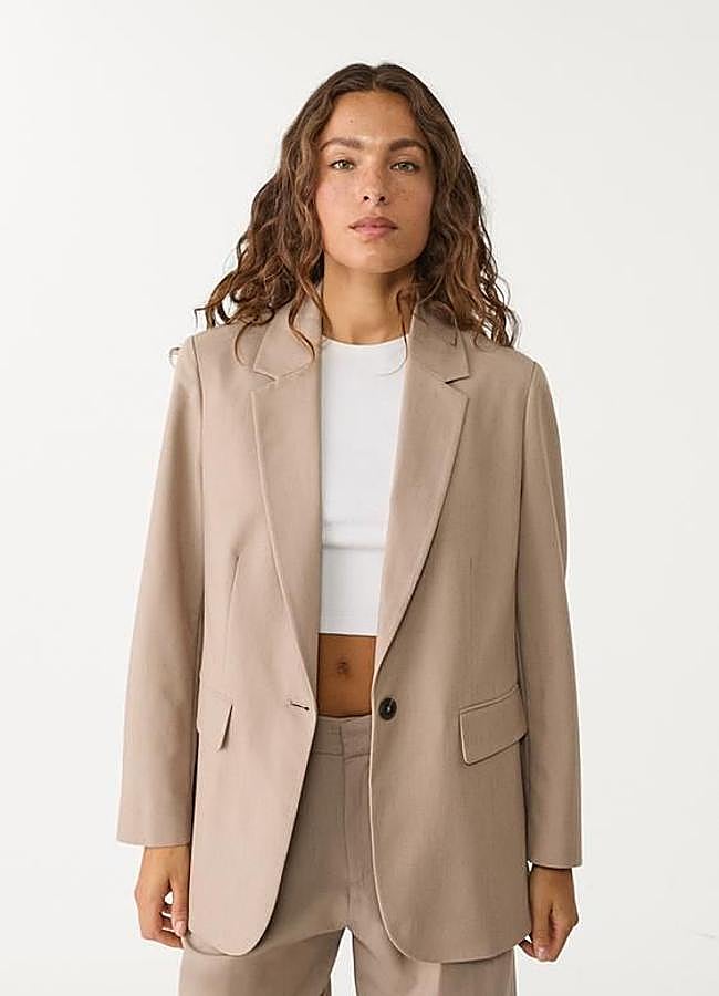 Imagen - Blazer marrón tostado básica