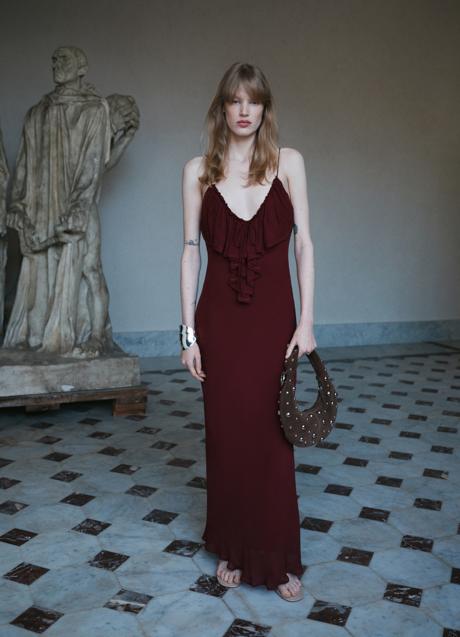 Imagen - Vestido burdeos de Mango (69,99 euros)