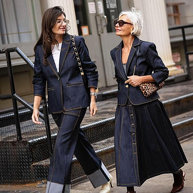 Cómo llevar el traje vaquero o total look denim tendencia para primavera según las expertas (a cualquier edad)
