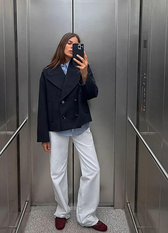 Imagen - Así queda el abrigo tendencia de Zara.