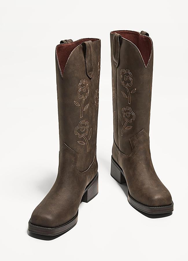 Imagen - Botas cowboy con bordados de flores