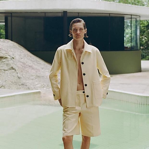 Imagen principal - Prendas de Zara en amarillo mantequilla.