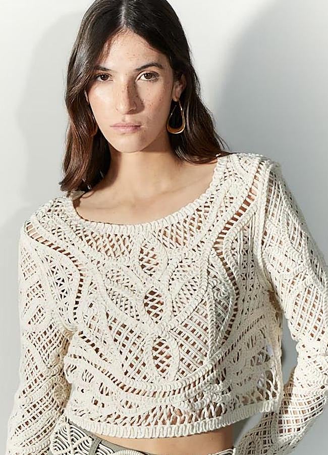 Imagen - Jersey de crochet calado