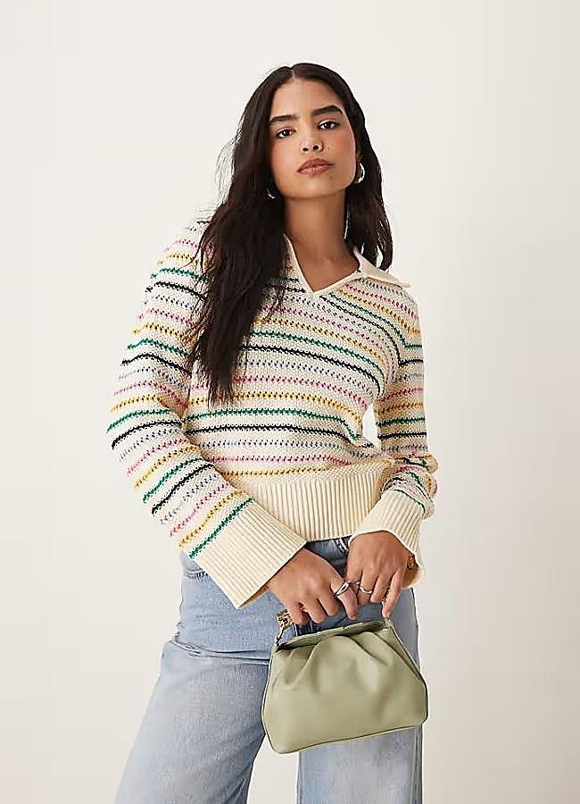 Imagen - Jersey de crochet tipo polo