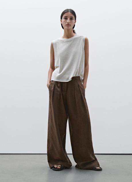 Imagen - Pantalón marrón de Massimo Dutti (69,99 euros)