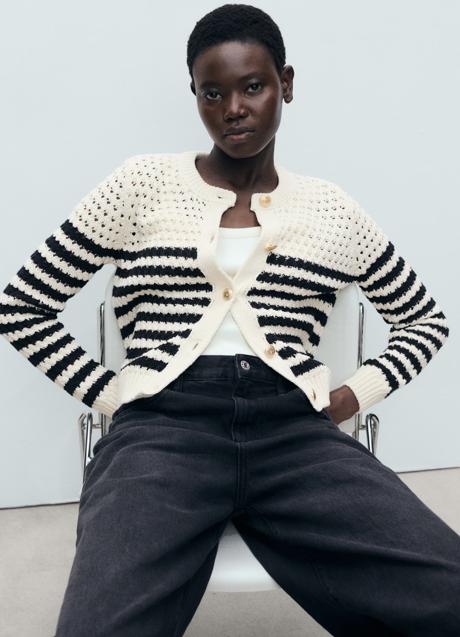 Imagen - Chaqueta de rayas de Mango (39,99 euros)