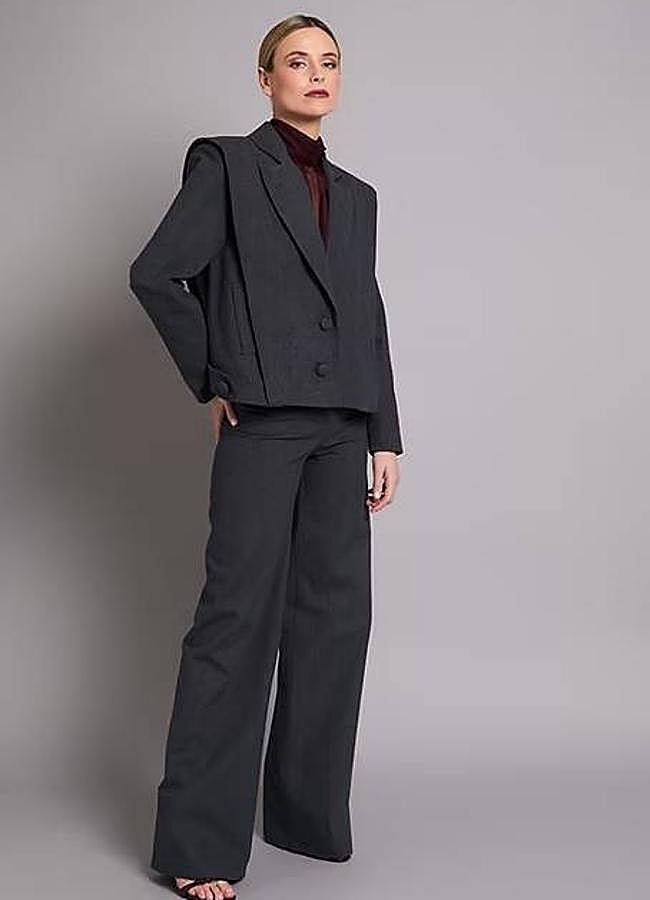 Imagen - Pantalón Monaco espiga gris (59,90€) y Chaqueta Lisboa espiga gris (99,90€)