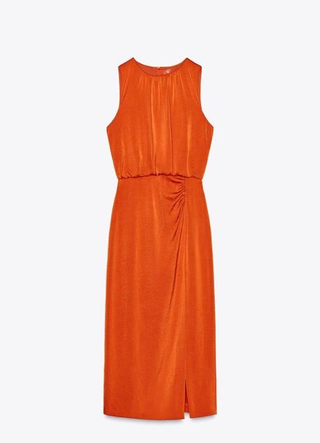 Imagen - Vestido naranja de Zara (39,99 euros)