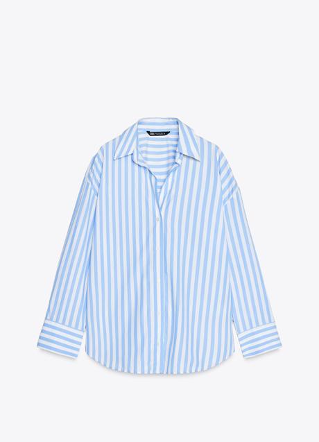 Imagen - Camisa con estampado de rayas de Zara (19,99 euros)