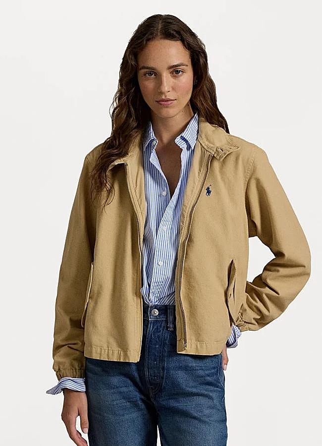 Imagen - Chaqueta Harrington en beige de Ralph Lauren. 