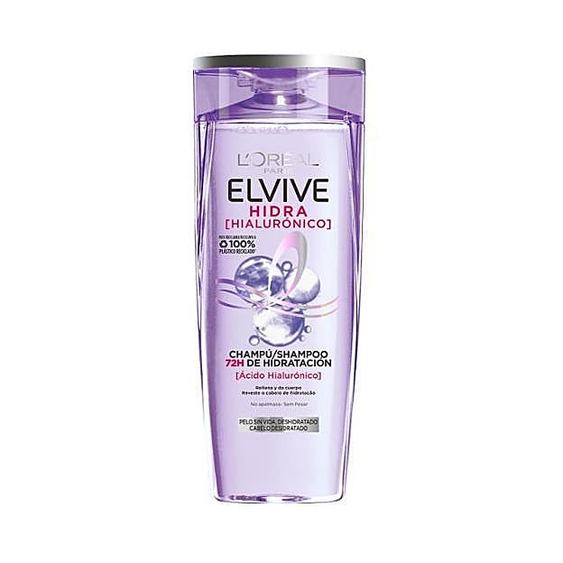 ELVIVE Hidra Hialurónico Champú de L'Oréal Paris. Precio: 3,55 euros