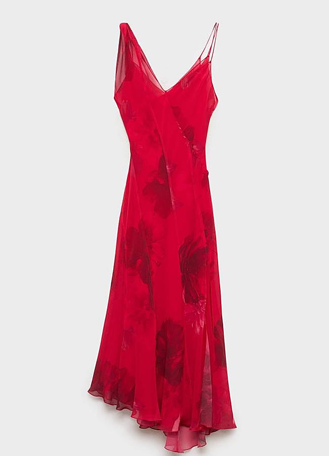 Imagen - Vestido asimétrico floral de Mango (69,99€)