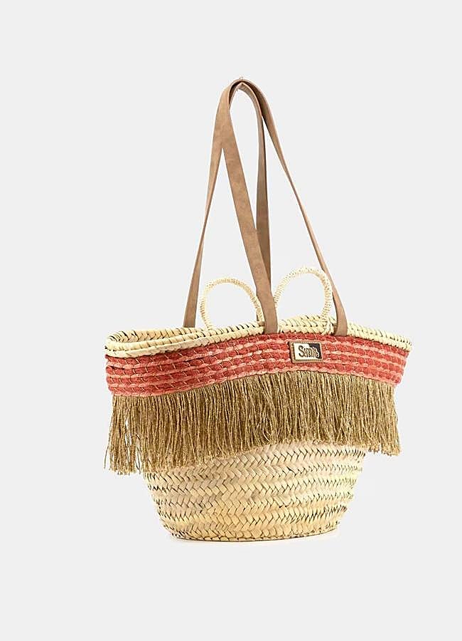 Imagen - Bolso de rafia con flecos