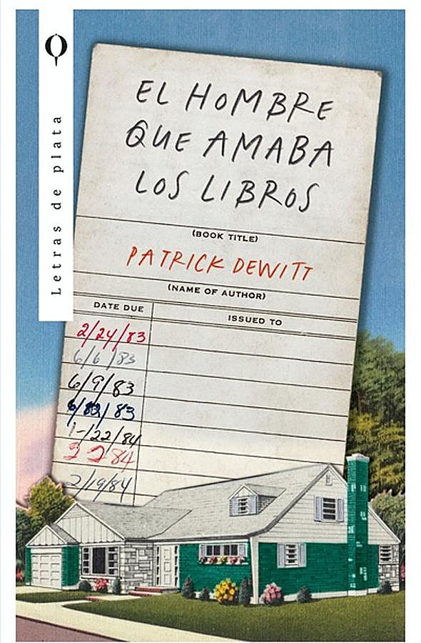 Imagen - Portada de El hombre que amaba los libros. / Letras de Plata.