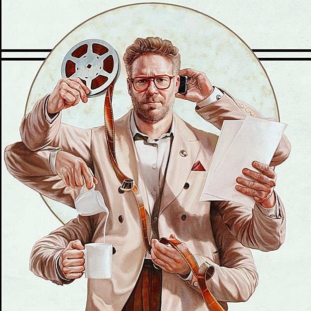 En esta serie de comedia despiadada sobre lo ridículo que es Hollywood, Seth Rogen hace llorar a Martin Scorsese
