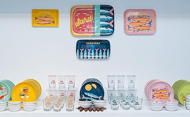 Vajilla de melamina para el aperitivo de El Corte Inglés.