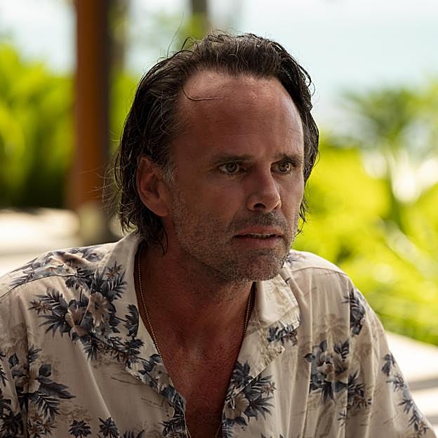 Podría estar más aseado, pero el atractivo de Walton Goggins, en la imagen como Rick en The White Lotus, lleva años siendo innegable.
