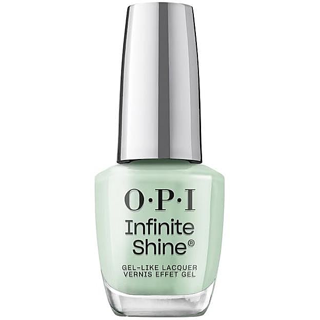 Esmalte de uñas en verde menta Infinite Shine de OPI.