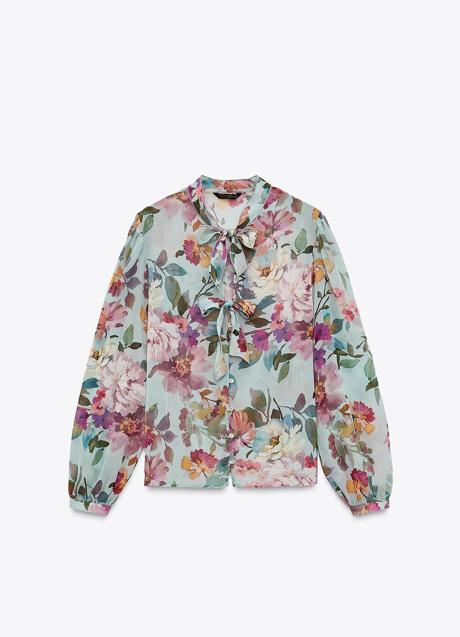 Imagen - Blusa estampada de Zara (27,99 euros)