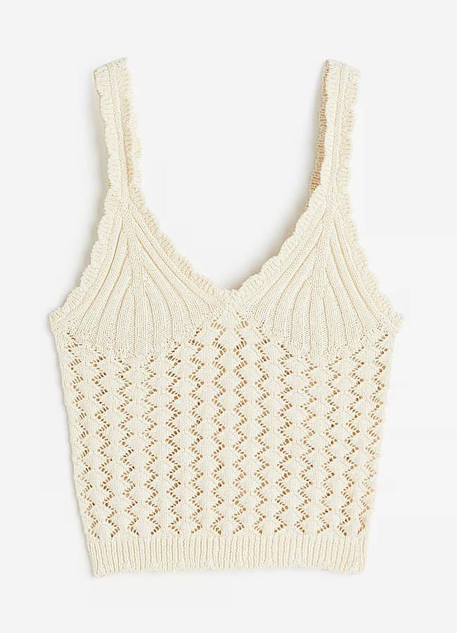 Imagen - Top de tirantes efecto crochet de H&M (19,99€)