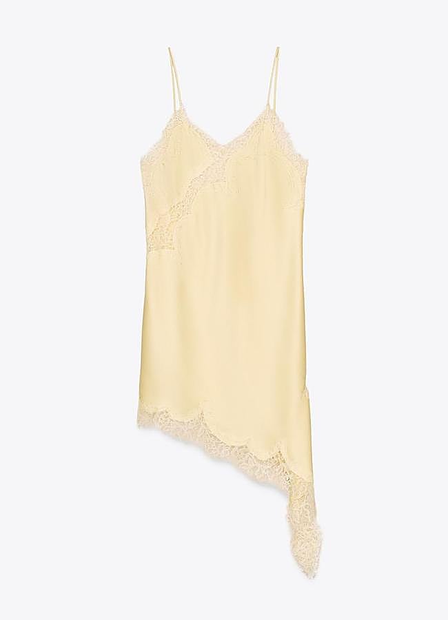 Imagen - Vestido amarillo pastel.