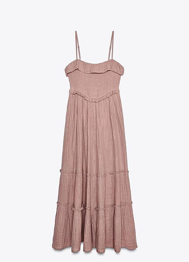Imagen - Vestido con fruncido de Zara.