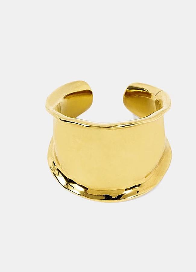 Imagen - Brazalete de latón ancho dorado