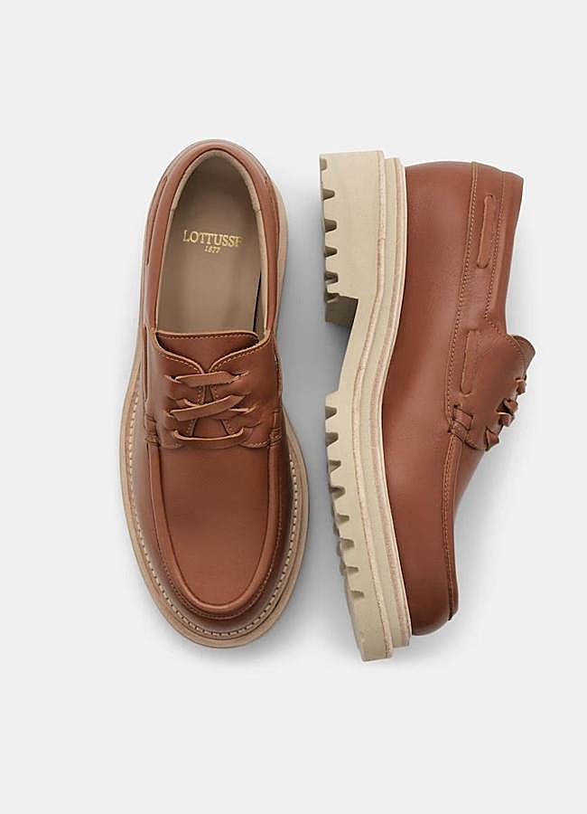 Imagen - Mocasines bluchers marrones