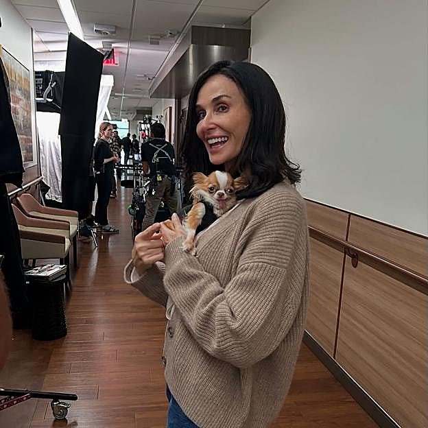 Demi Moore con su nueva melena bob.