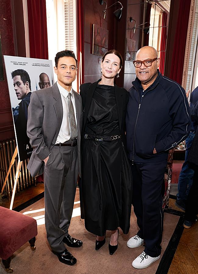 Imagen - Rami Malek, Caitríona Balfe y Laurence Fishburne en un pase especial de Amateur. / 20th Century Studios