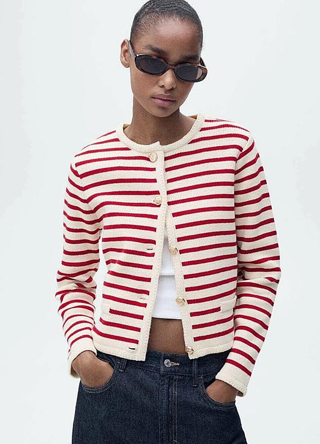 Imagen - Cárdigan de rayas de Mango, 29,99 euros.