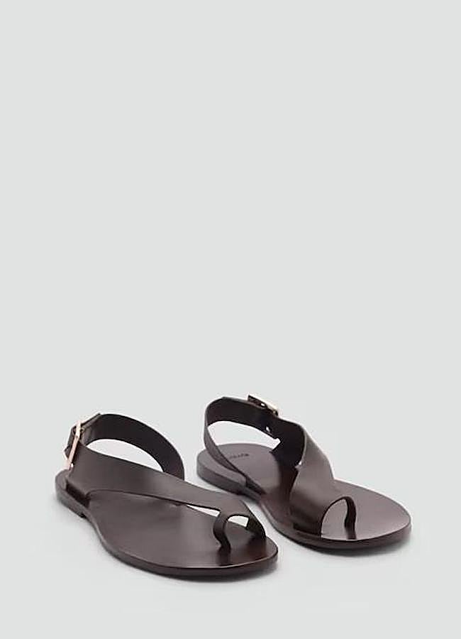 Imagen - Sandalias cruzadas de piel