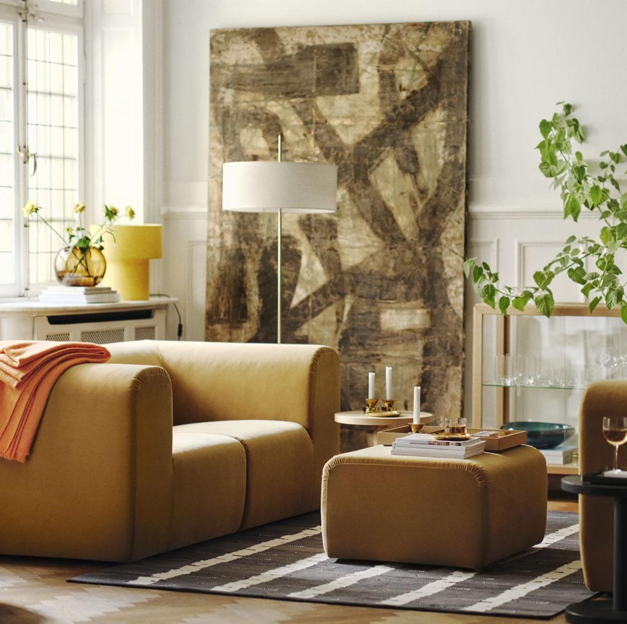 Salón de la colección STOCKHOLM 2025 de IKEA.