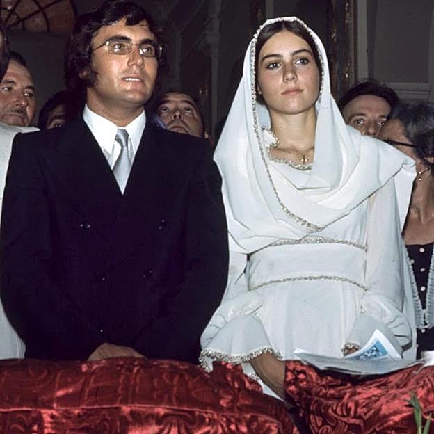 La boda de Al Bano y Romina Power, en 1970. 
