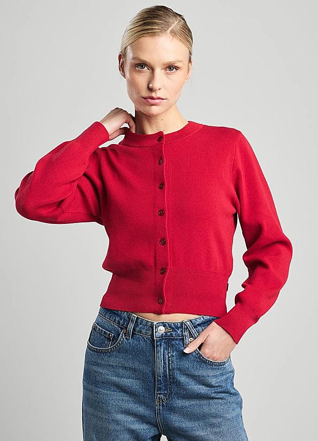 Imagen - Cárdigan rojo de America Today, 49,99 euros.