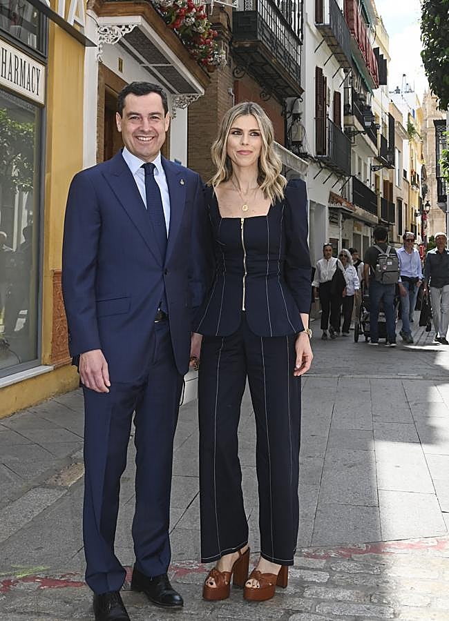 Imagen - Manuela Villena con look de The IQ Collection durante el Domingo de Ramos. Foto: Gtres.